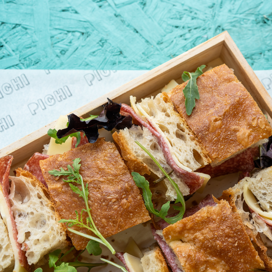 Rustic Salami & Cheese Focaccia