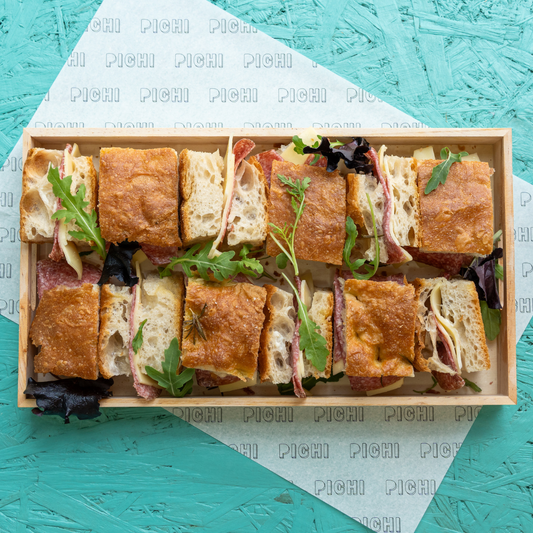 Rustic Salami & Cheese Focaccia